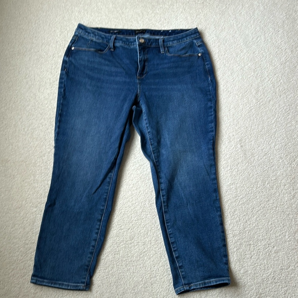 Talbots 14W jogging crop jeans